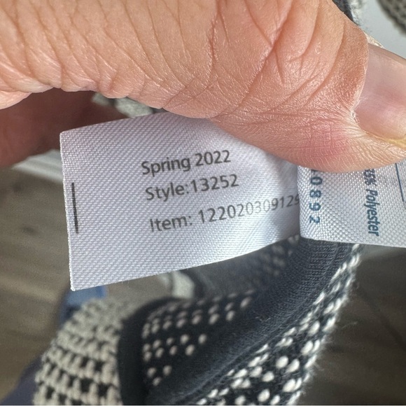 Marine Layer Birdseye Cardigan Sweater Women’s Large Knit Long Black White Layer - Picture 7 of 9